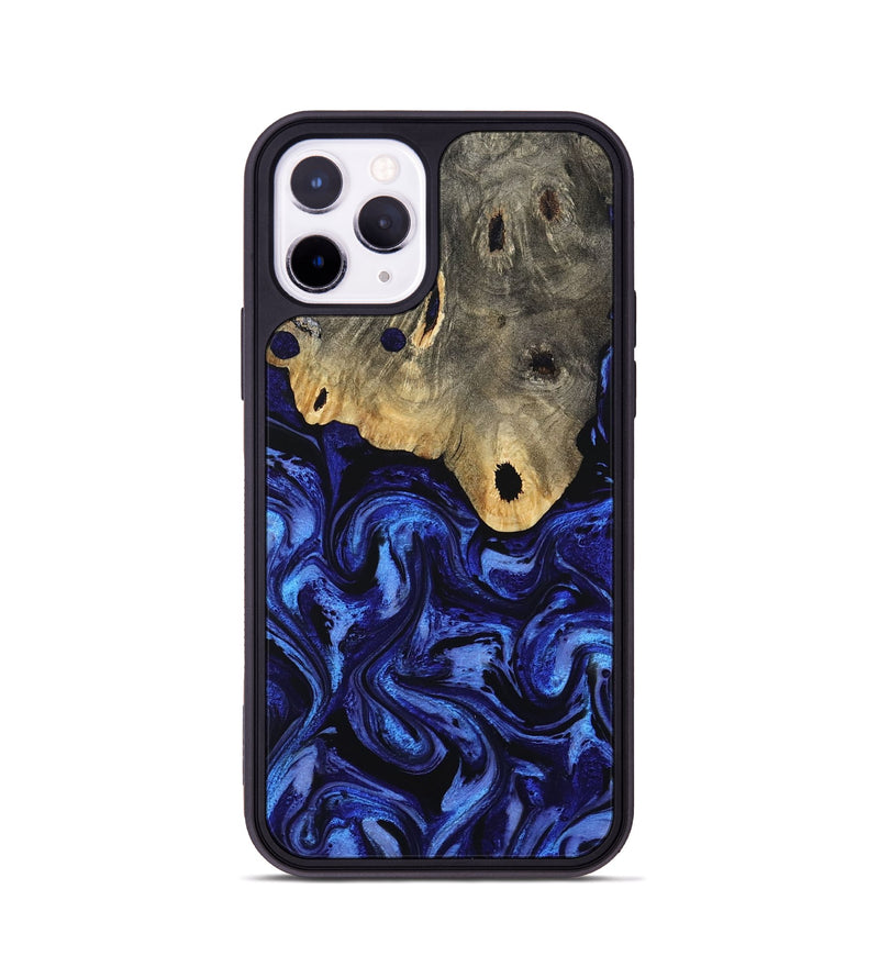 iPhone 11 Pro Wood Phone Case - Harley (Blue, 801377)