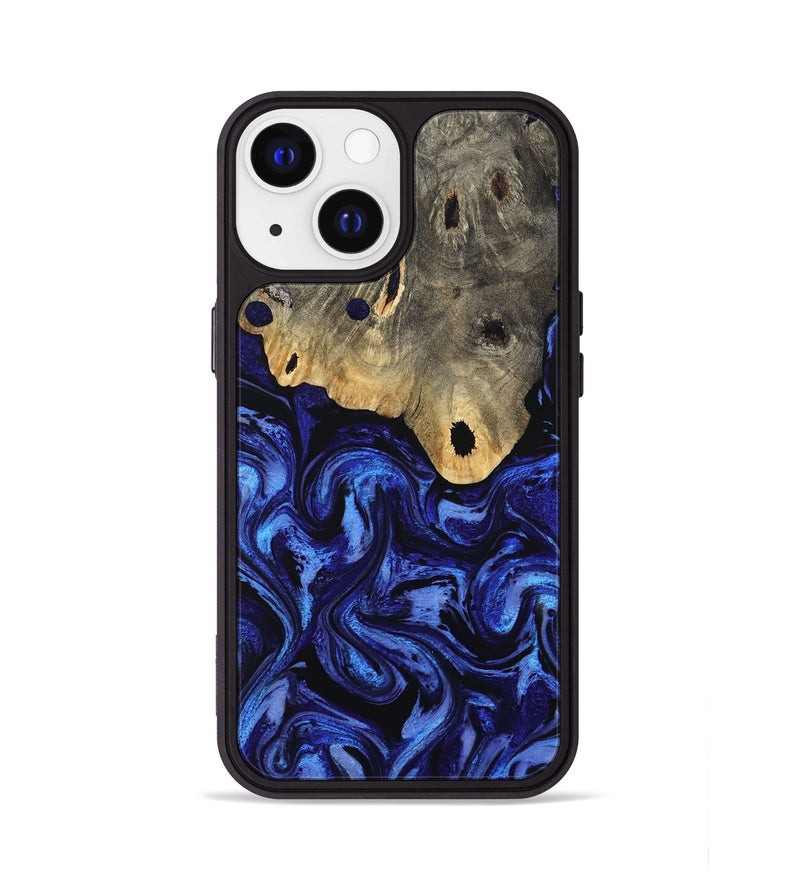 iPhone 13 Wood Phone Case - Harley (Blue, 801377)