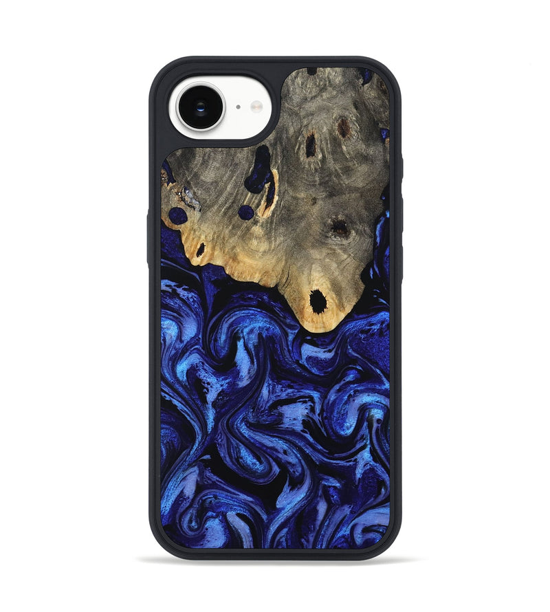 iPhone 16e Wood Phone Case - Harley (Blue, 801377)