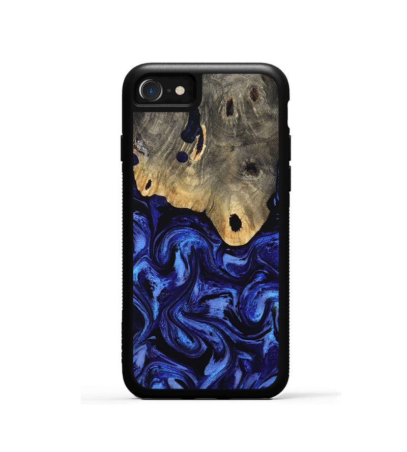 iPhone SE Wood Phone Case - Harley (Blue, 801377)