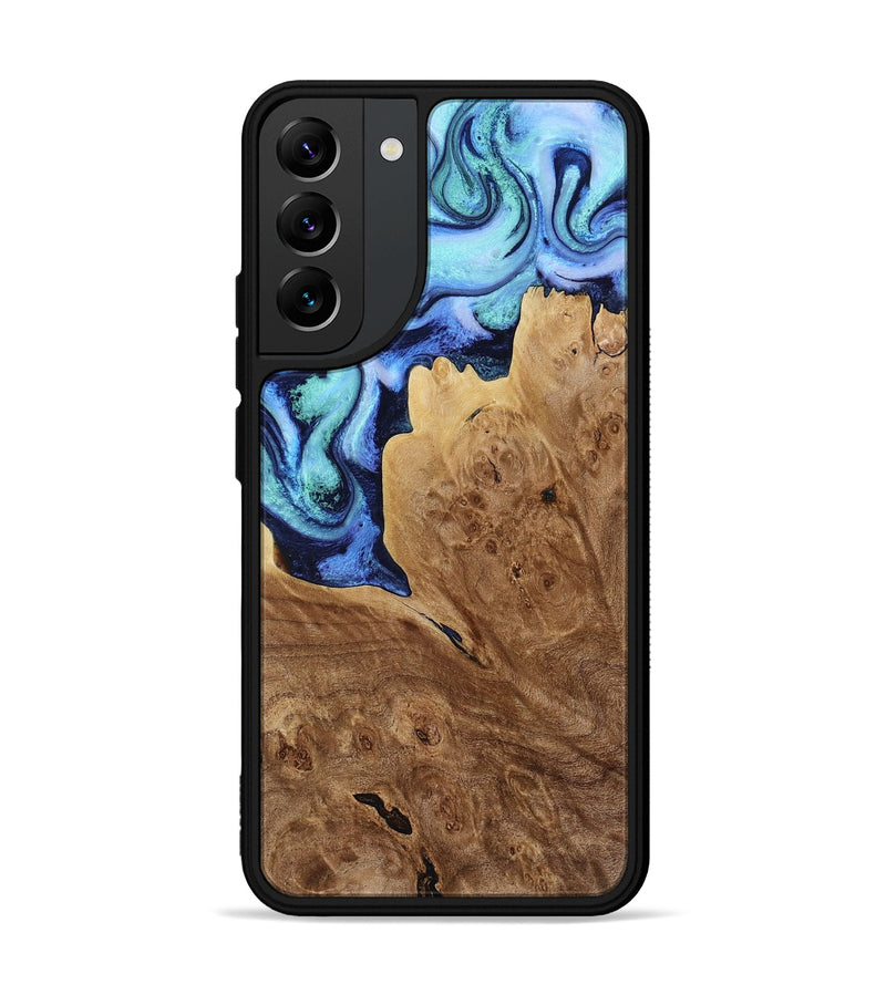 Galaxy S22 Plus Wood Phone Case - Matie (Blue, 801378)