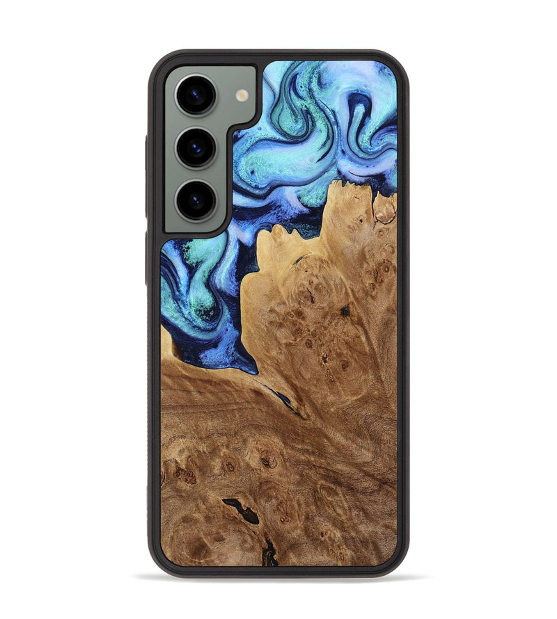 Galaxy S23 Plus Wood Phone Case - Matie (Blue, 801378)