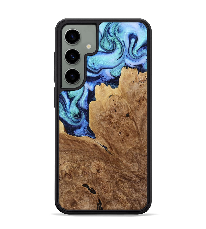 Galaxy S24 Plus Wood Phone Case - Matie (Blue, 801378)