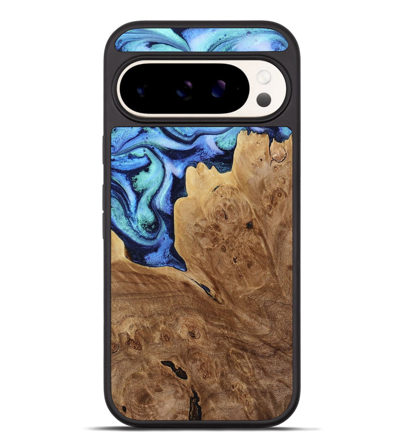 Pixel 9 Pro XL Wood Phone Case - Matie (Blue, 801378)