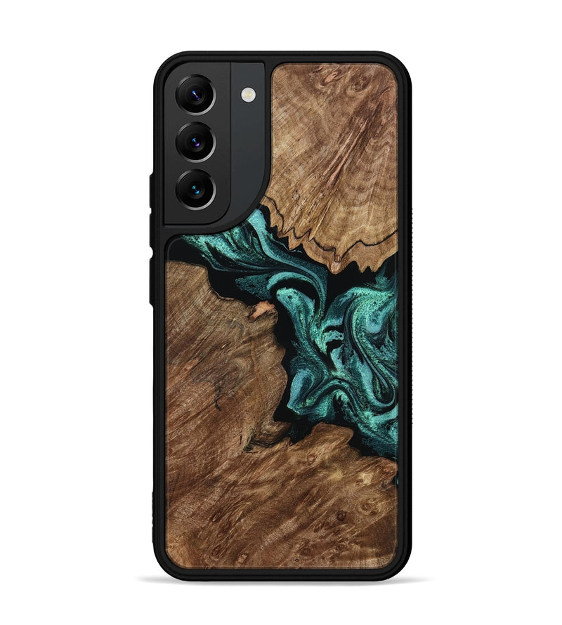 Galaxy S22 Plus Wood Phone Case - Carrie (Green, 801379)