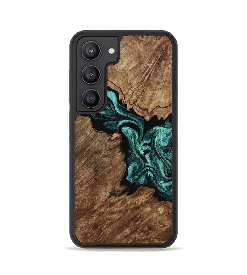 Galaxy S23 Wood Phone Case - Carrie (Green, 801379)
