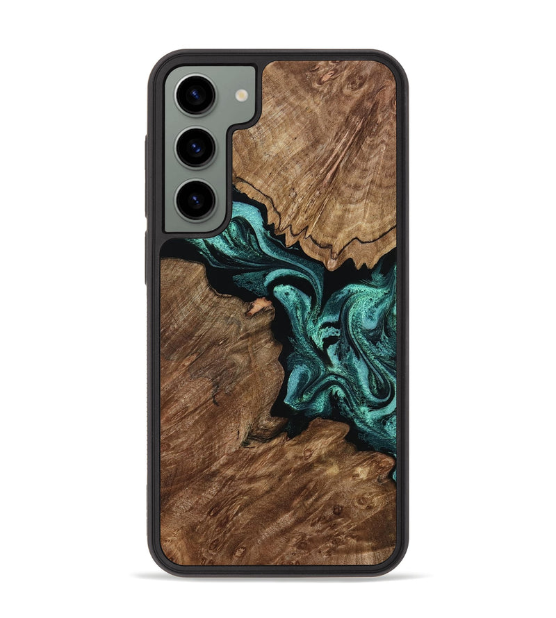 Galaxy S23 Plus Wood Phone Case - Carrie (Green, 801379)