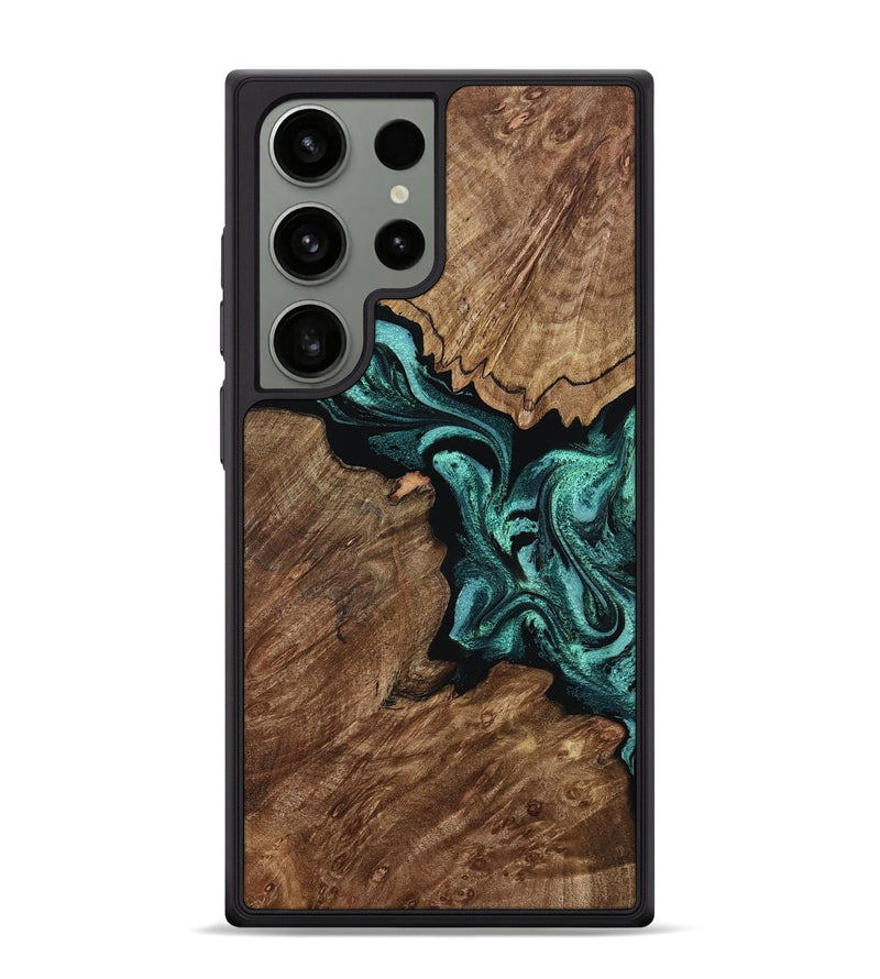 Galaxy S24 Ultra Wood Phone Case - Carrie (Green, 801379)