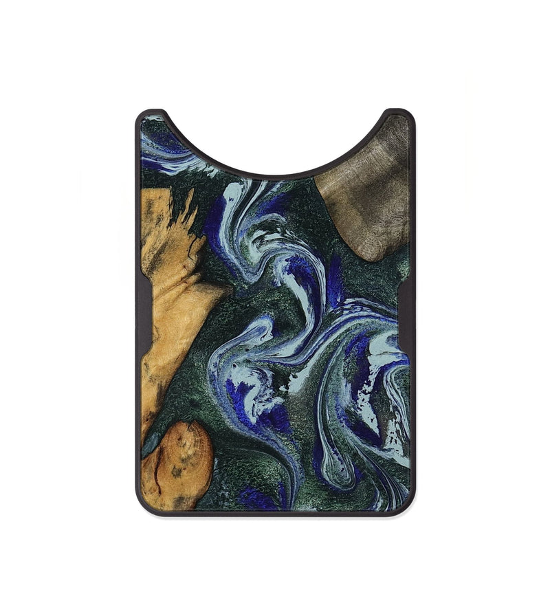 Alloy Wood Wallet - Kaylie (Green, 801380)