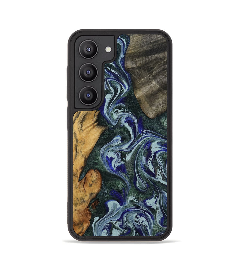 Galaxy S23 Wood Phone Case - Kaylie (Green, 801380)