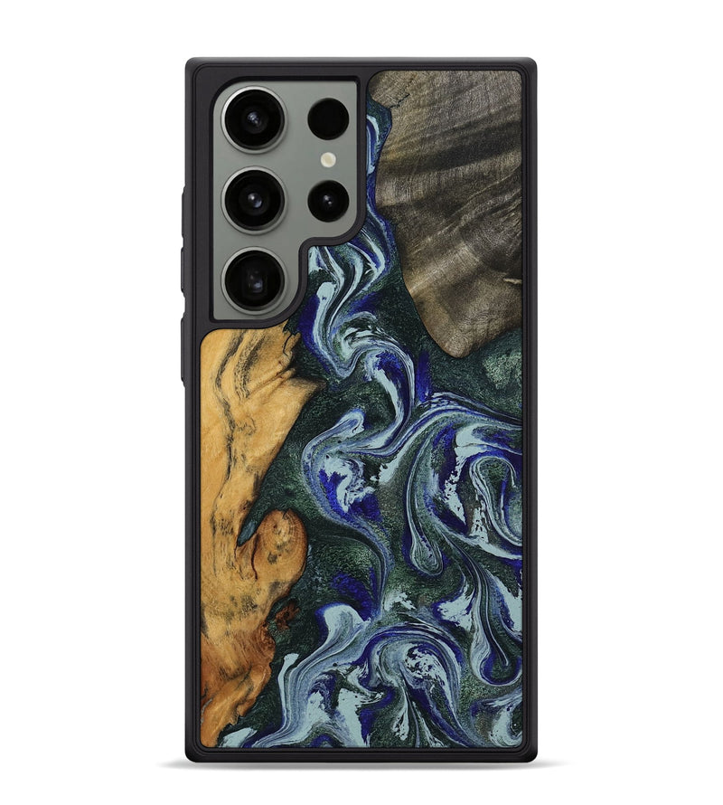 Galaxy S24 Ultra Wood Phone Case - Kaylie (Green, 801380)