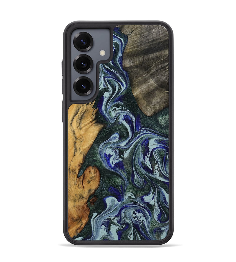 Galaxy S25 Plus Wood Phone Case - Kaylie (Green, 801380)