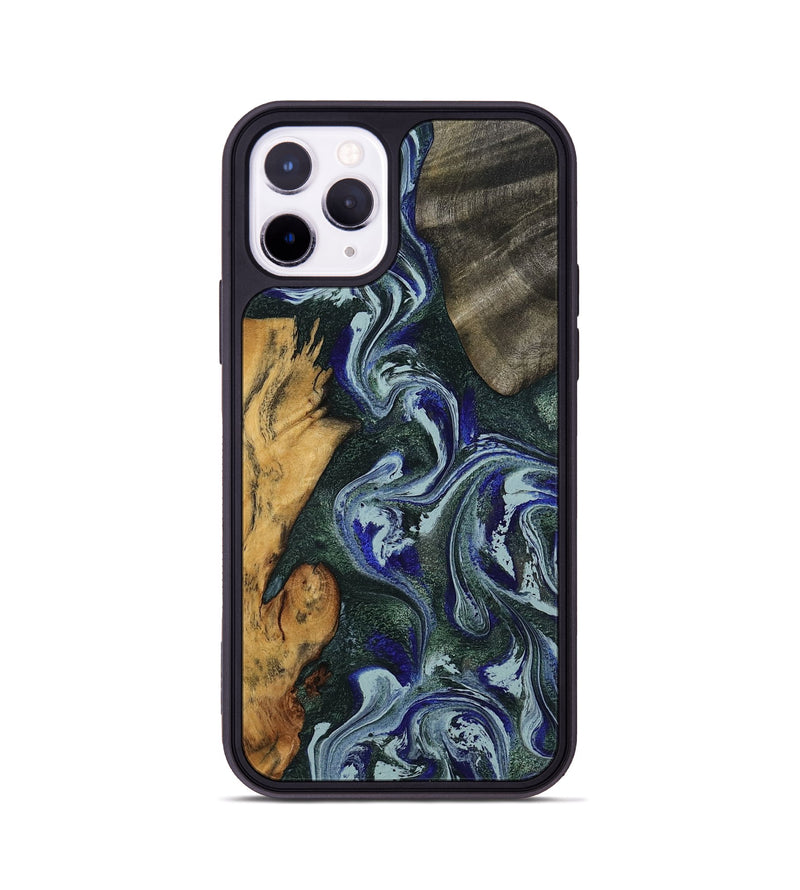 iPhone 11 Pro Wood Phone Case - Kaylie (Green, 801380)