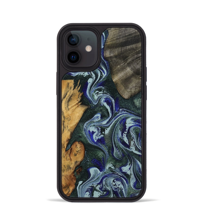 iPhone 12 Wood Phone Case - Kaylie (Green, 801380)