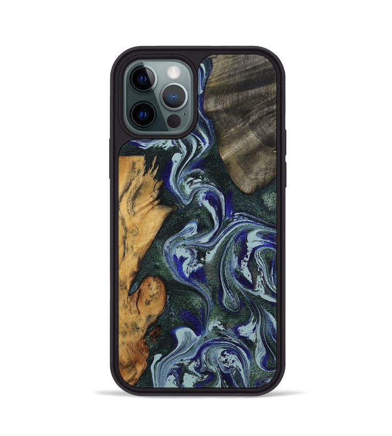 iPhone 12 Pro Wood Phone Case - Kaylie (Green, 801380)