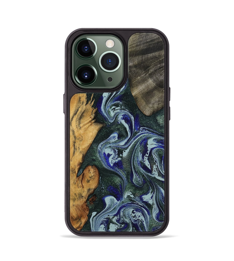 iPhone 13 Pro Wood Phone Case - Kaylie (Green, 801380)