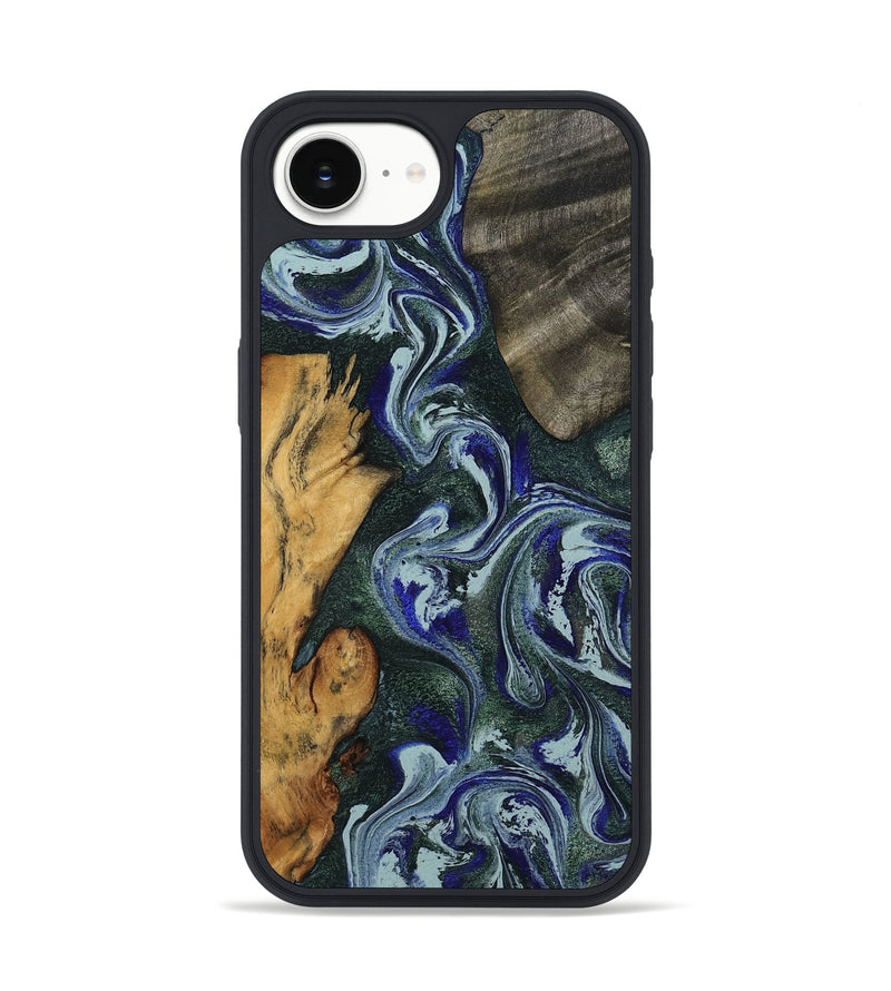 iPhone 16e Wood Phone Case - Kaylie (Green, 801380)