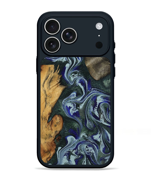 iPhone 17 Pro Max Wood Phone Case - Kaylie (Green, 801380)