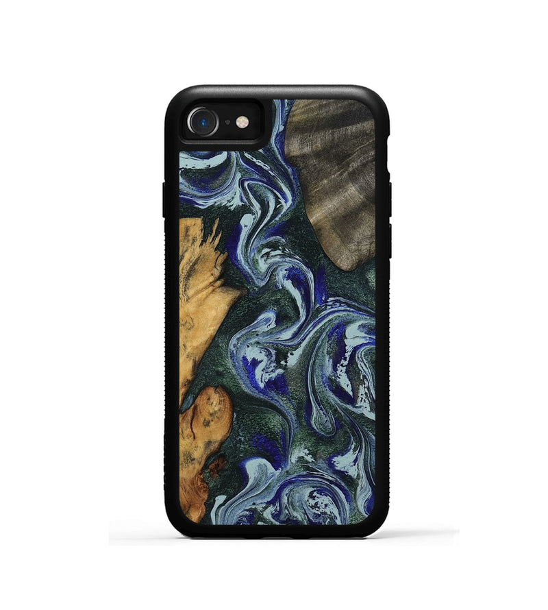 iPhone SE Wood Phone Case - Kaylie (Green, 801380)