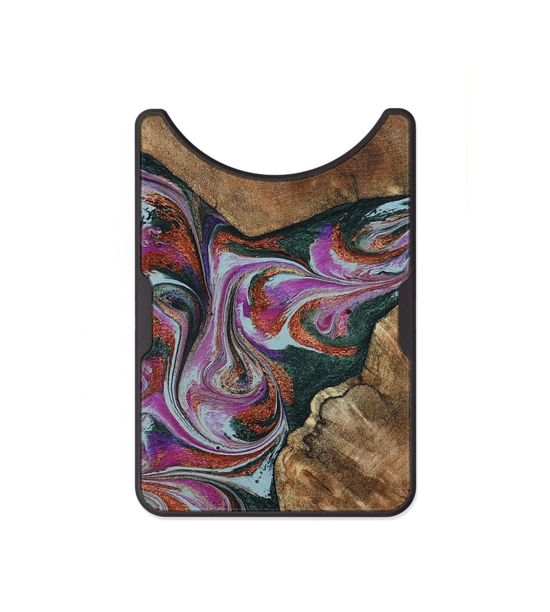 Alloy Wood Wallet - Sherrie (Green, 801381)