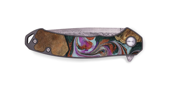 EDC Wood Pocket Knife - Sherrie (Green, 801381)