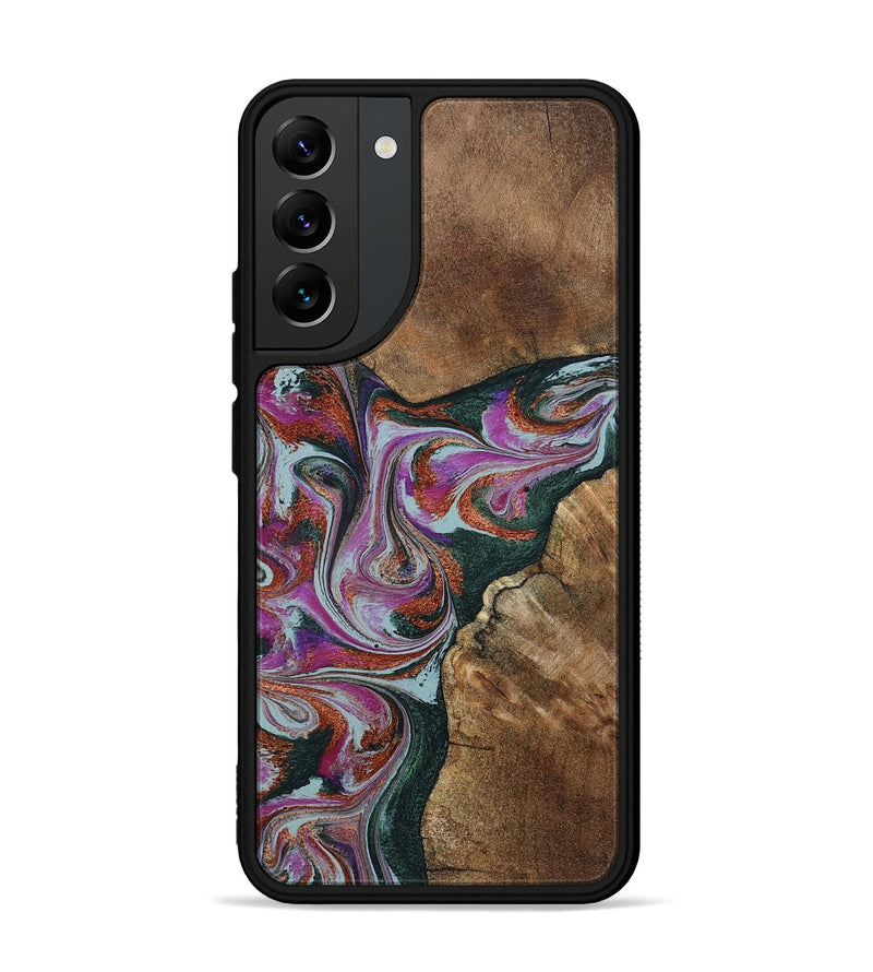 Galaxy S22 Plus Wood Phone Case - Sherrie (Green, 801381)