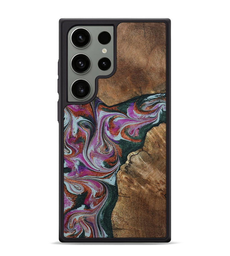 Galaxy S24 Ultra Wood Phone Case - Sherrie (Green, 801381)