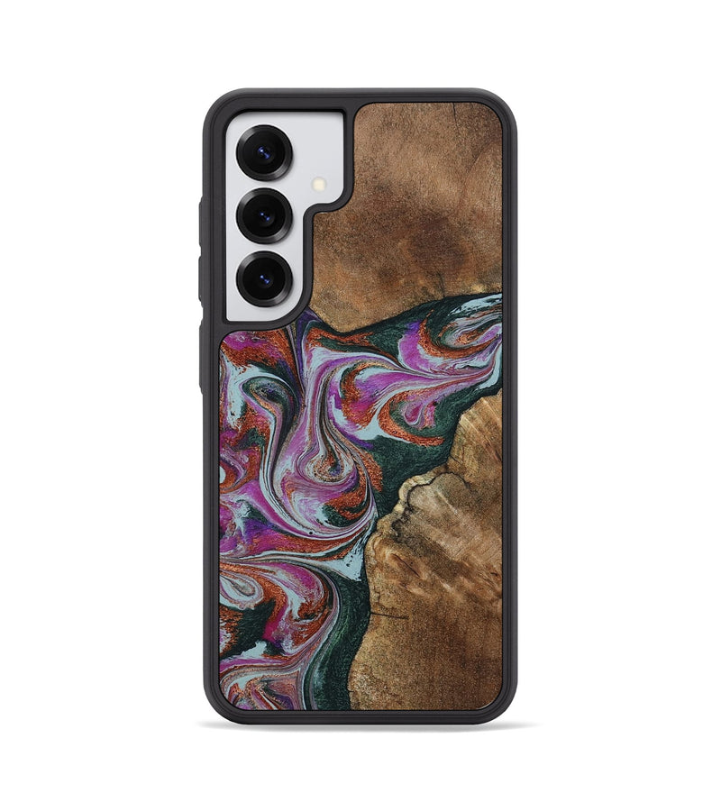 Galaxy S25 Wood Phone Case - Sherrie (Green, 801381)