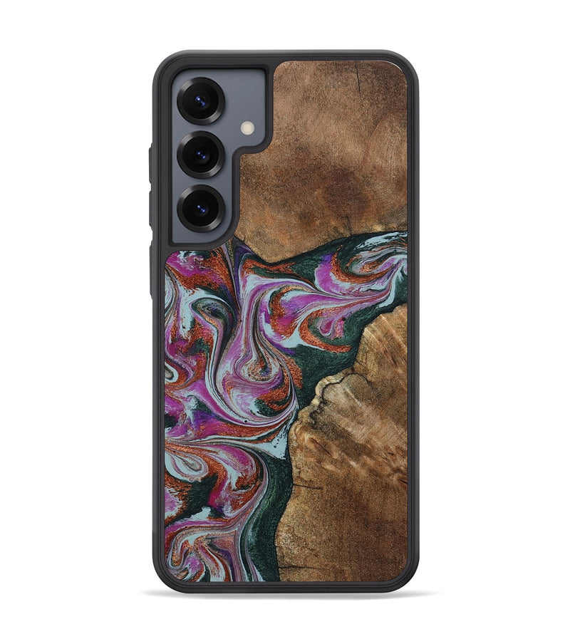 Galaxy S25 Plus Wood Phone Case - Sherrie (Green, 801381)
