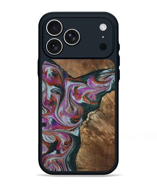 iPhone 17 Pro Max Wood Phone Case - Sherrie (Green, 801381)