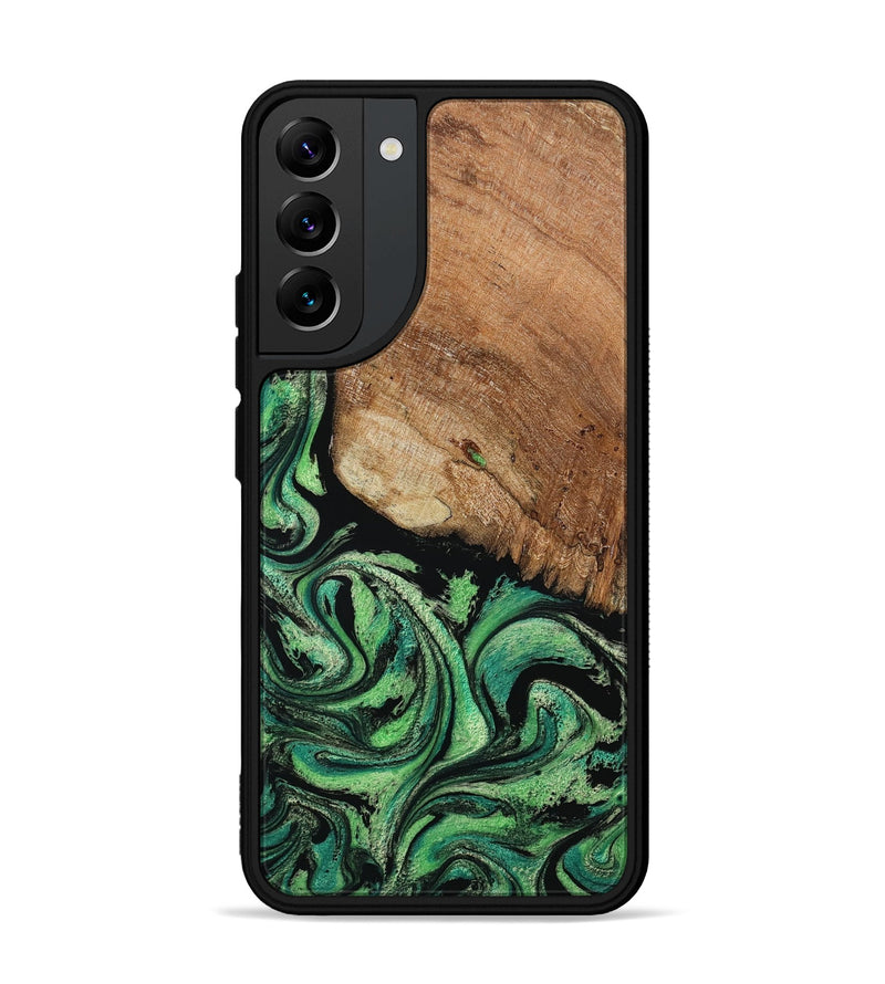 Galaxy S22 Plus Wood Phone Case - Seven (Green, 801383)
