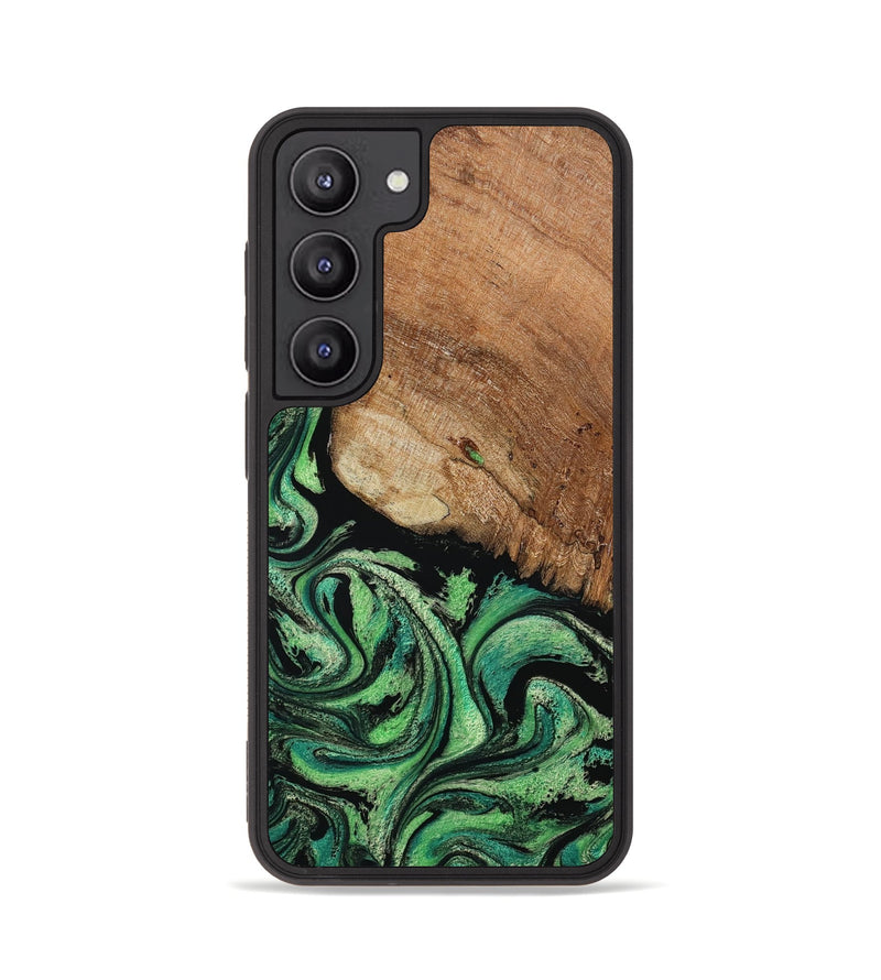 Galaxy S23 Wood Phone Case - Seven (Green, 801383)