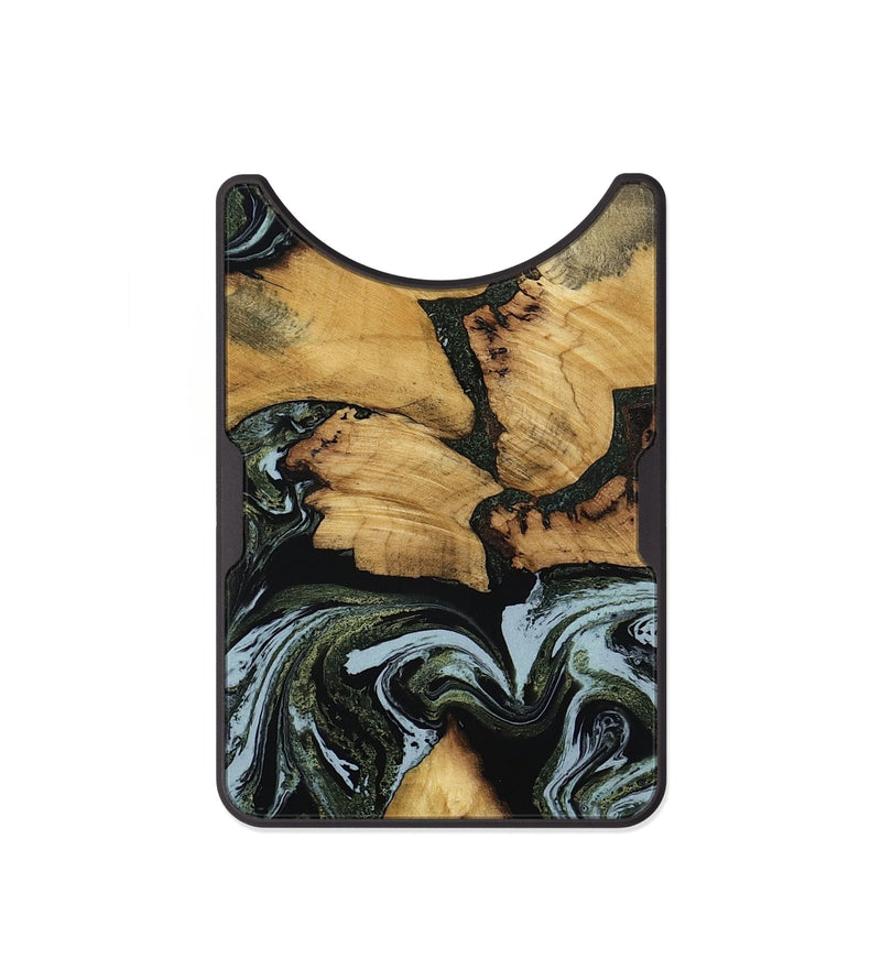 Alloy Wood Wallet - Ava (Green, 801384)