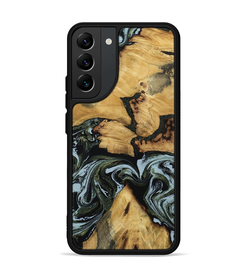 Galaxy S22 Plus Wood Phone Case - Ava (Green, 801384)