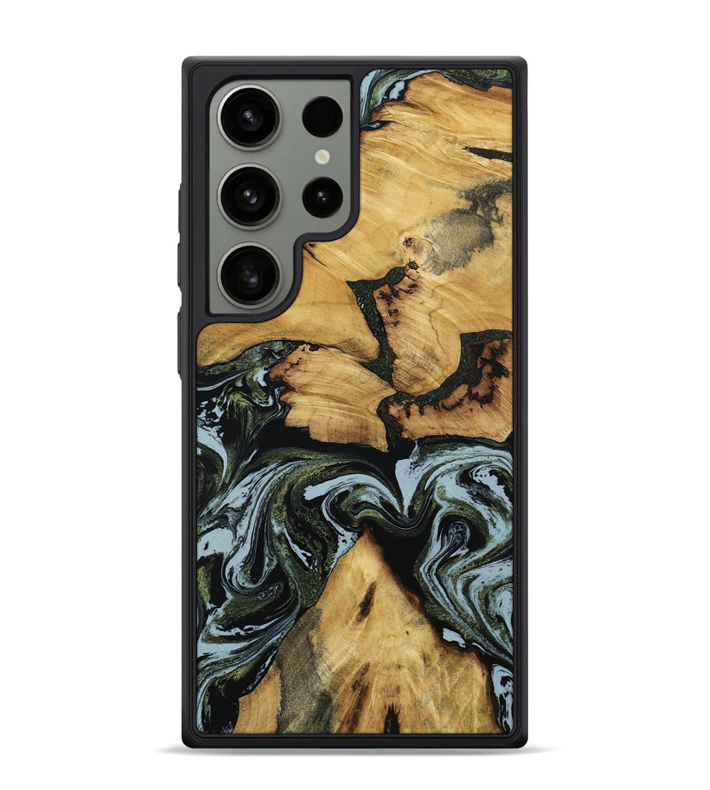 Galaxy S24 Ultra Wood Phone Case - Ava (Green, 801384)