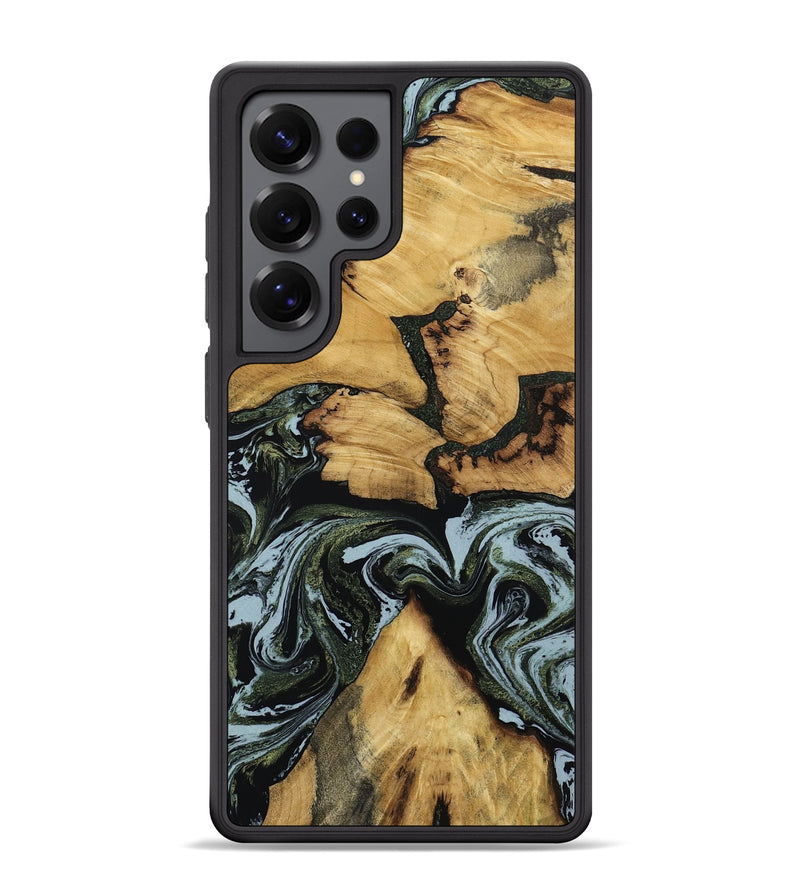 Galaxy S25 Ultra Wood Phone Case - Ava (Green, 801384)