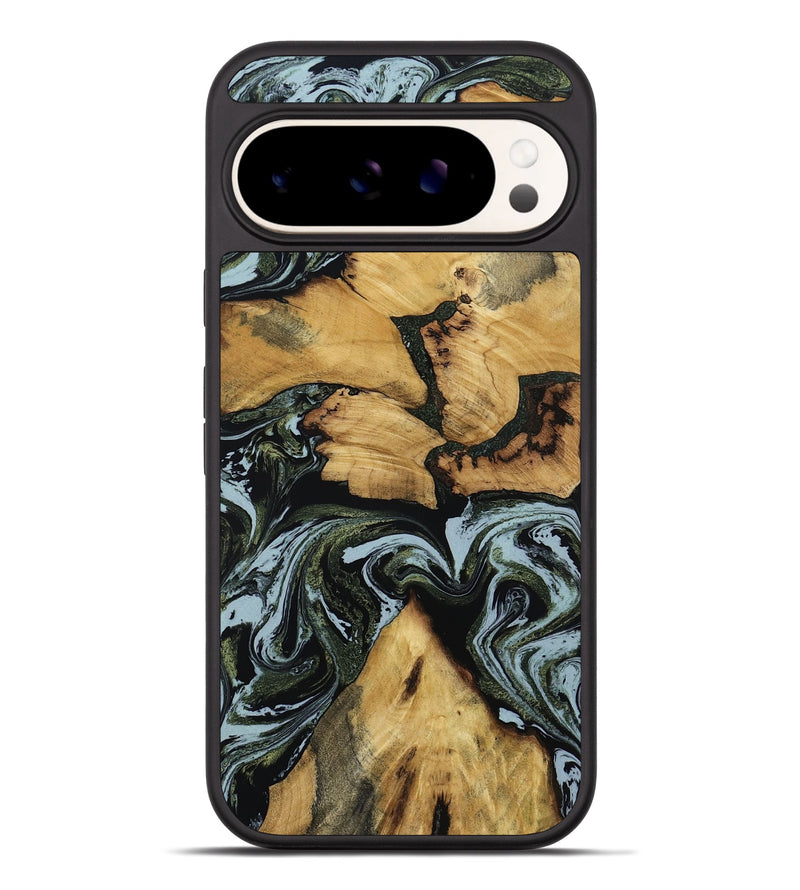 Pixel 9 Pro XL Wood Phone Case - Ava (Green, 801384)
