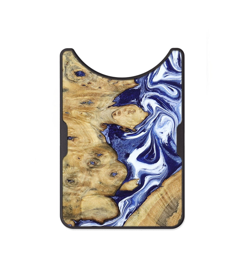 Alloy Wood Wallet - Evelynn (Blue, 801385)