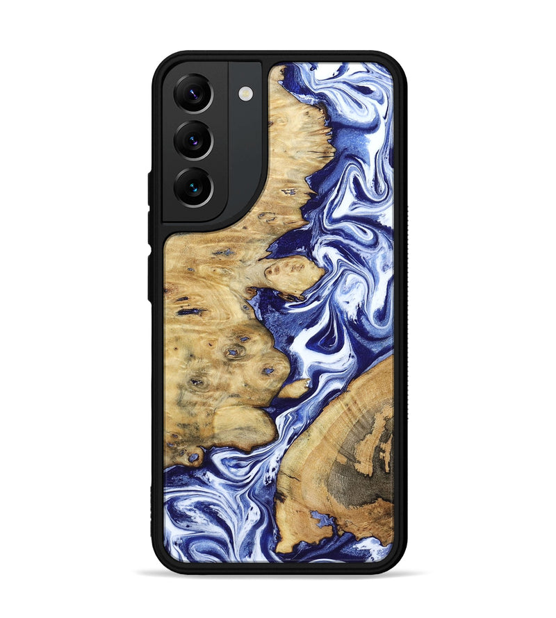 Galaxy S22 Plus Wood Phone Case - Evelynn (Blue, 801385)