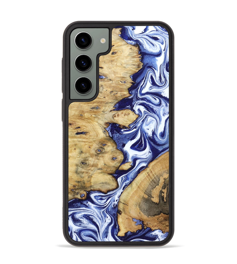 Galaxy S23 Plus Wood Phone Case - Evelynn (Blue, 801385)
