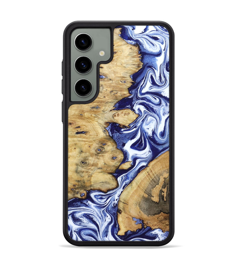 Galaxy S24 Plus Wood Phone Case - Evelynn (Blue, 801385)