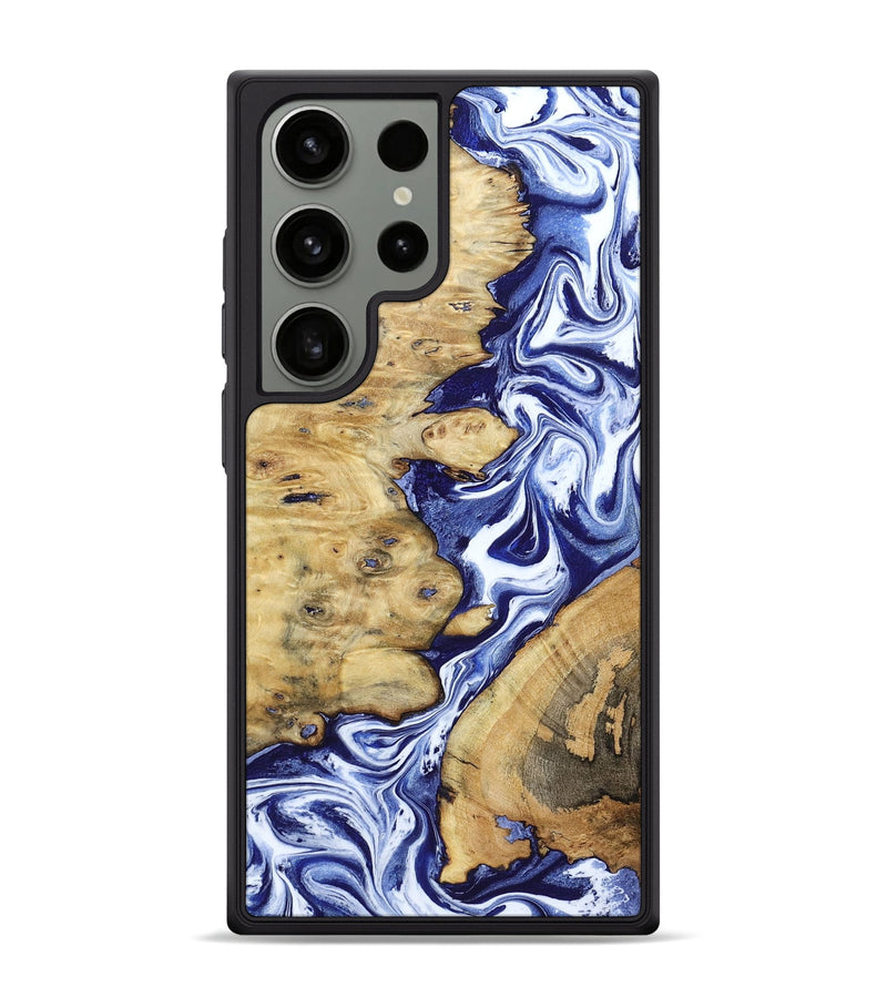 Galaxy S24 Ultra Wood Phone Case - Evelynn (Blue, 801385)