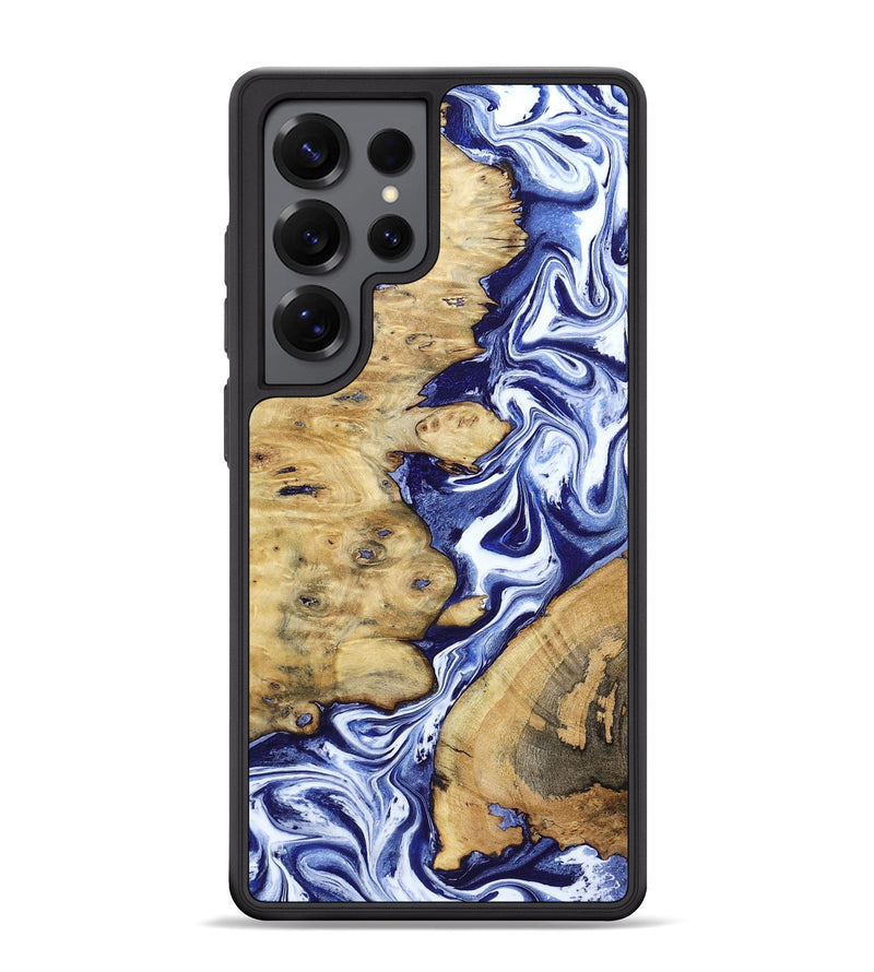 Galaxy S25 Ultra Wood Phone Case - Evelynn (Blue, 801385)