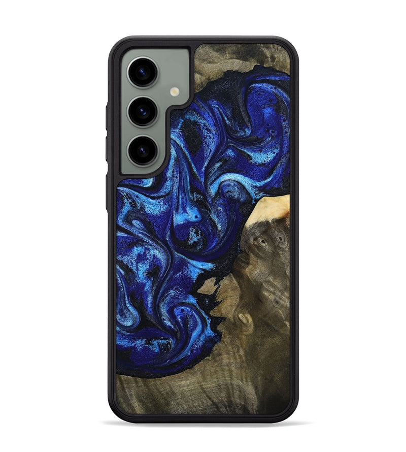 Galaxy S24 Plus Wood Phone Case - Efrain (Blue, 801386)