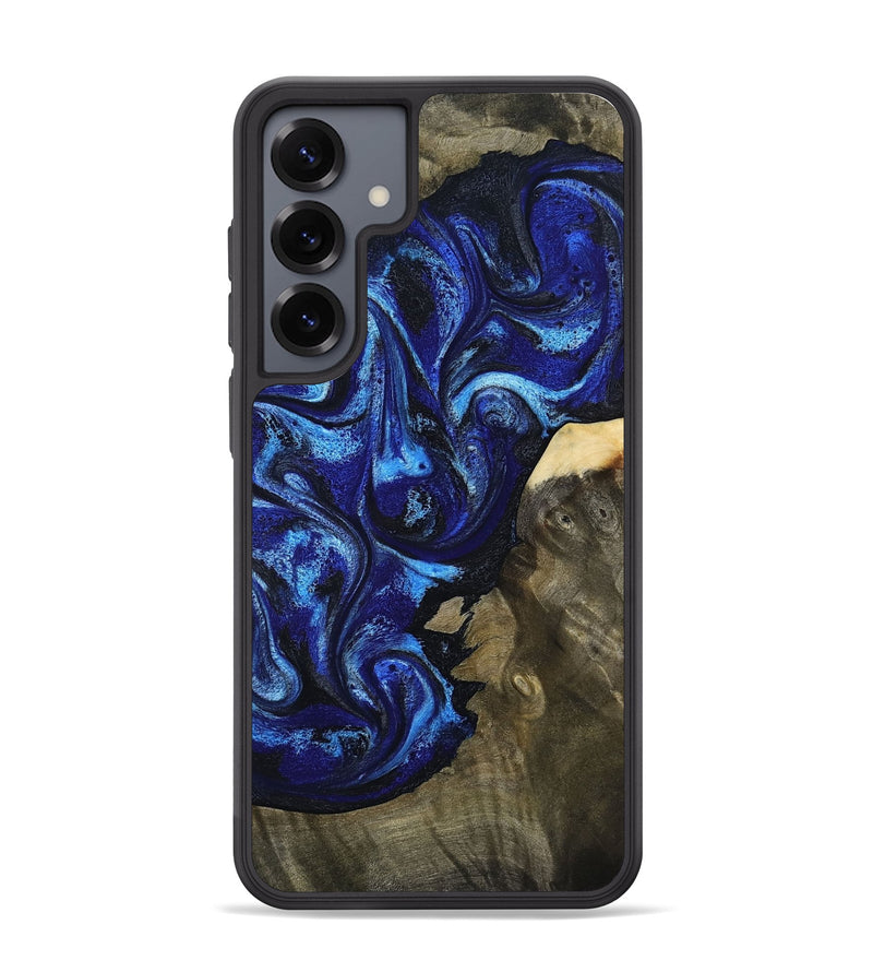 Galaxy S25 Plus Wood Phone Case - Efrain (Blue, 801386)