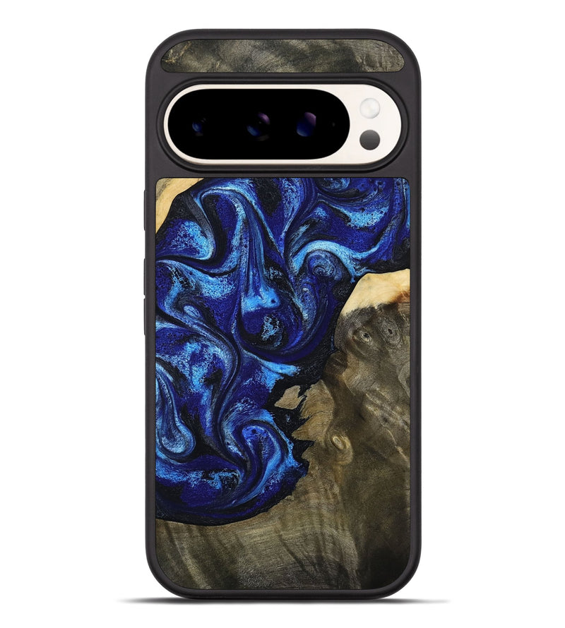 Pixel 9 Pro XL Wood Phone Case - Efrain (Blue, 801386)