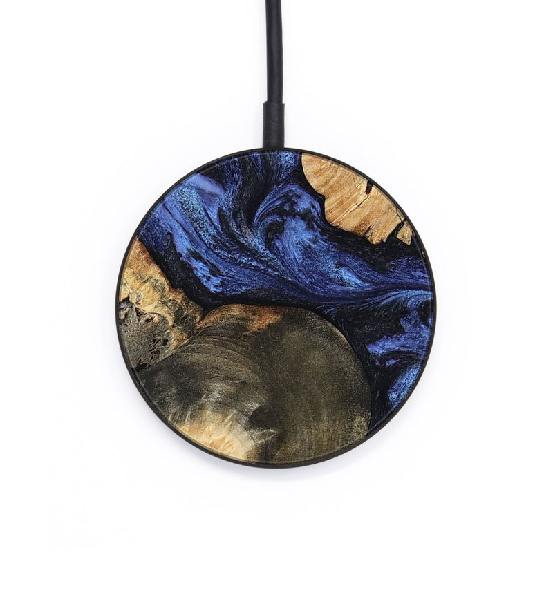 Circle Wood Wireless Charger - Ward (Blue, 801387)