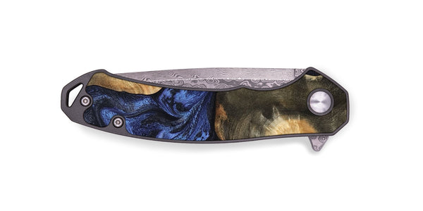 EDC Wood Pocket Knife - Ward (Blue, 801387)