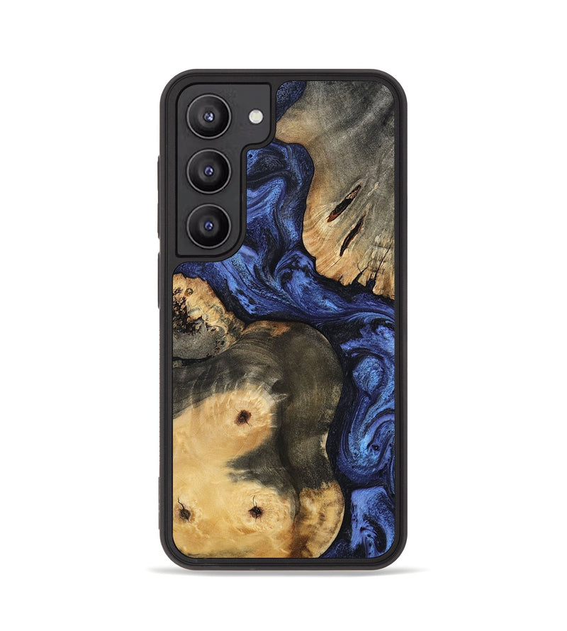 Galaxy S23 Wood Phone Case - Ward (Blue, 801387)