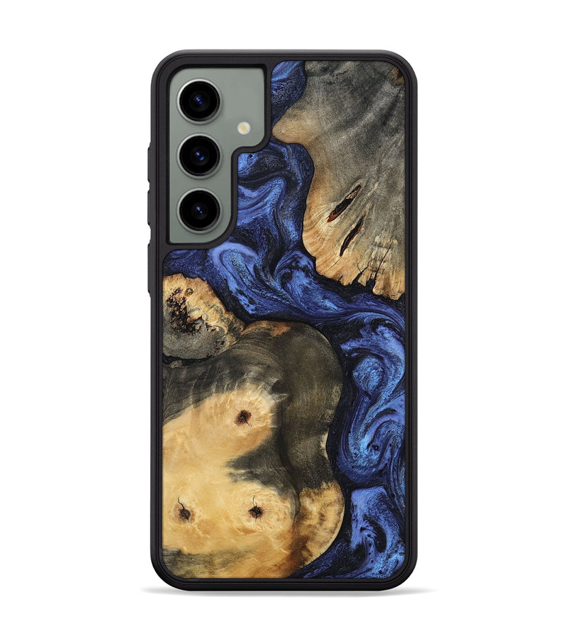 Galaxy S24 Plus Wood Phone Case - Ward (Blue, 801387)